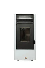 Estufa de pellet WATT 9 kW blanco