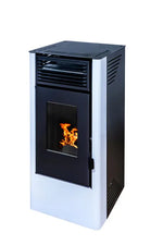 Estufa de pellet WATT 9 kW blanco